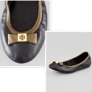 Tory Burch Eddie bow ballet flats with bow